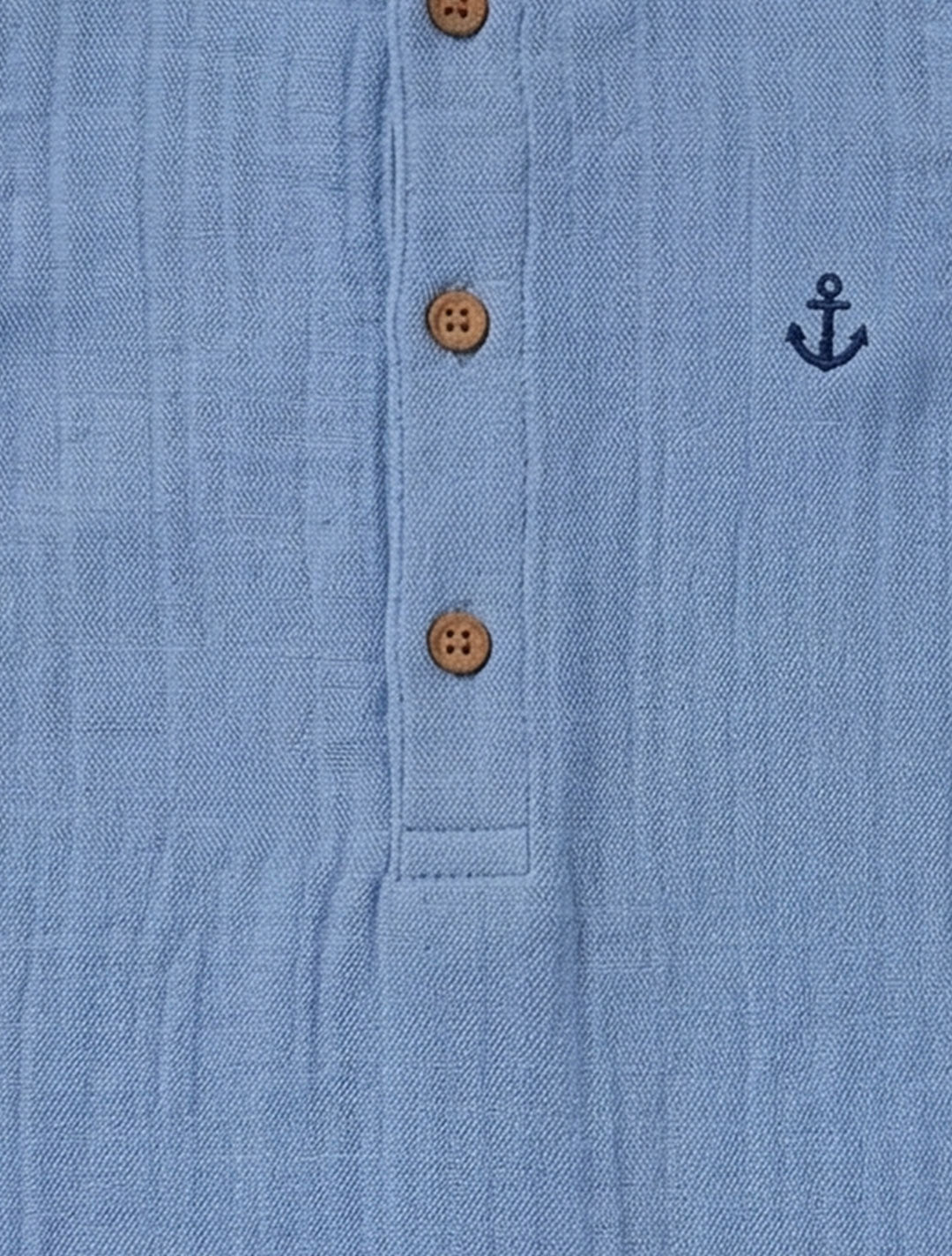 MUSLIN BLUE BOYS JUMPSUIT