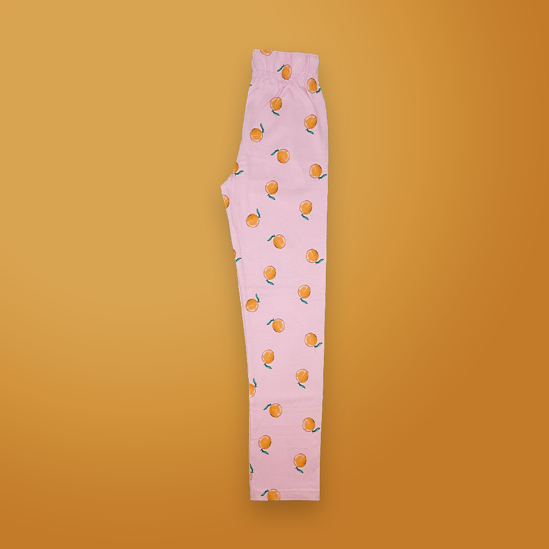 Orange printed co ord set