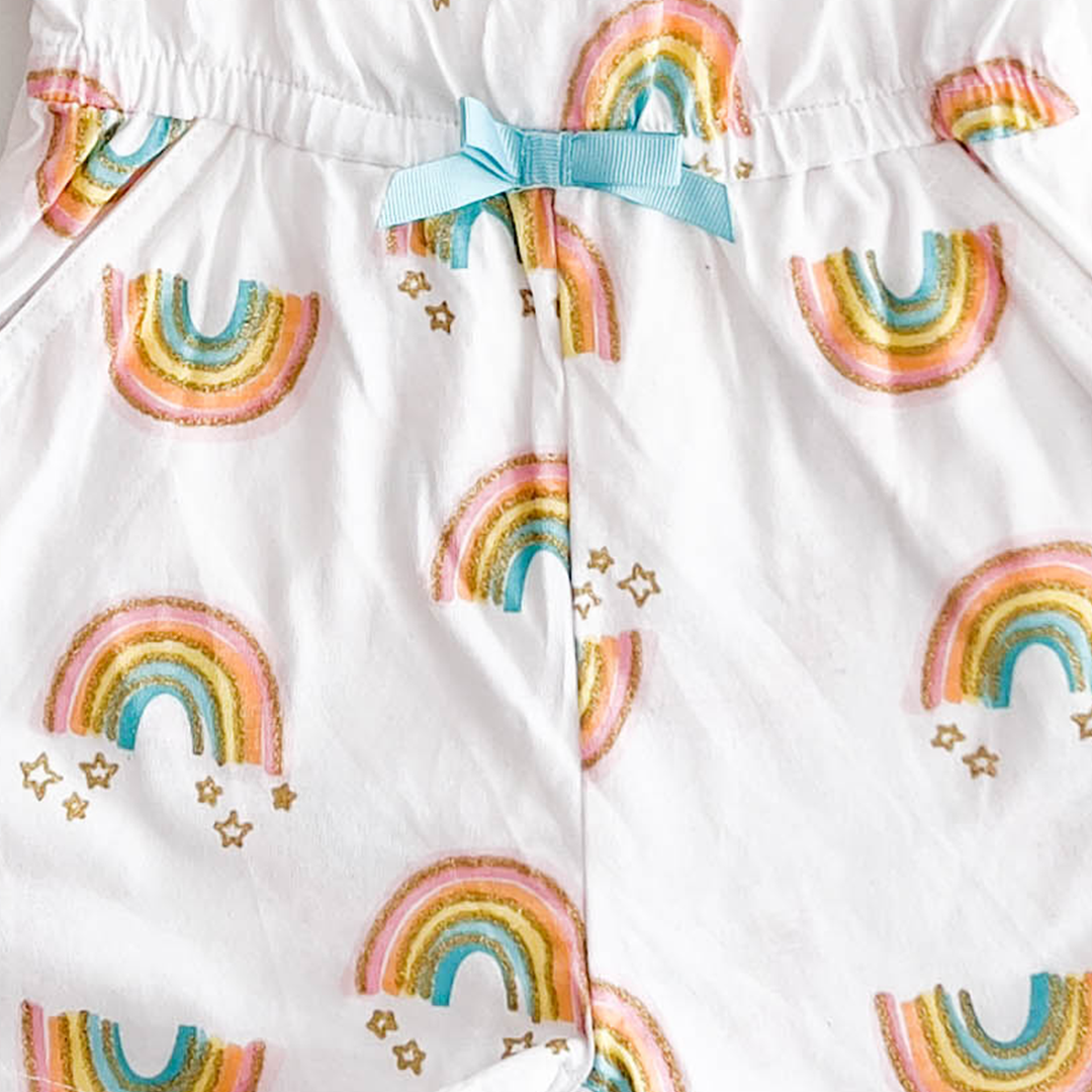 RAINBOW PRINTED FANCY  JUMPSUIT