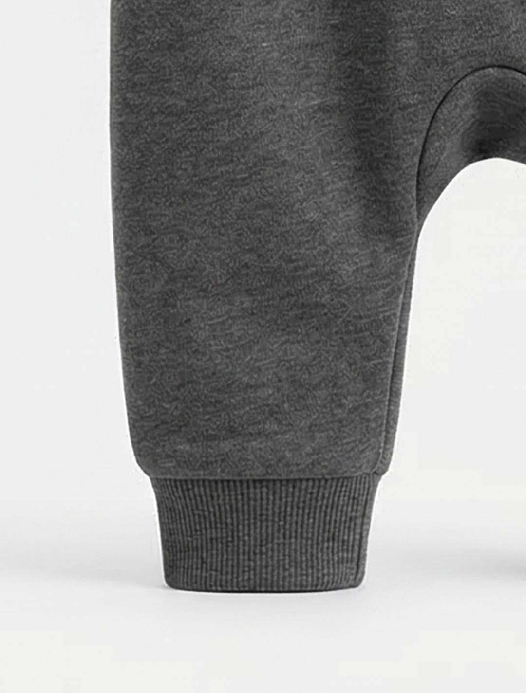 DARK GREY ZIPPER ROMPER