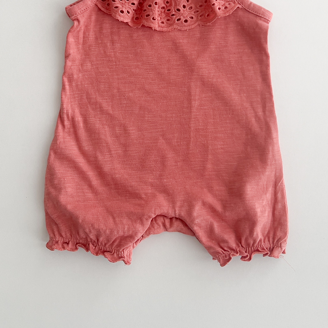 FLOUNCE TRIMMED JUMPSUIT