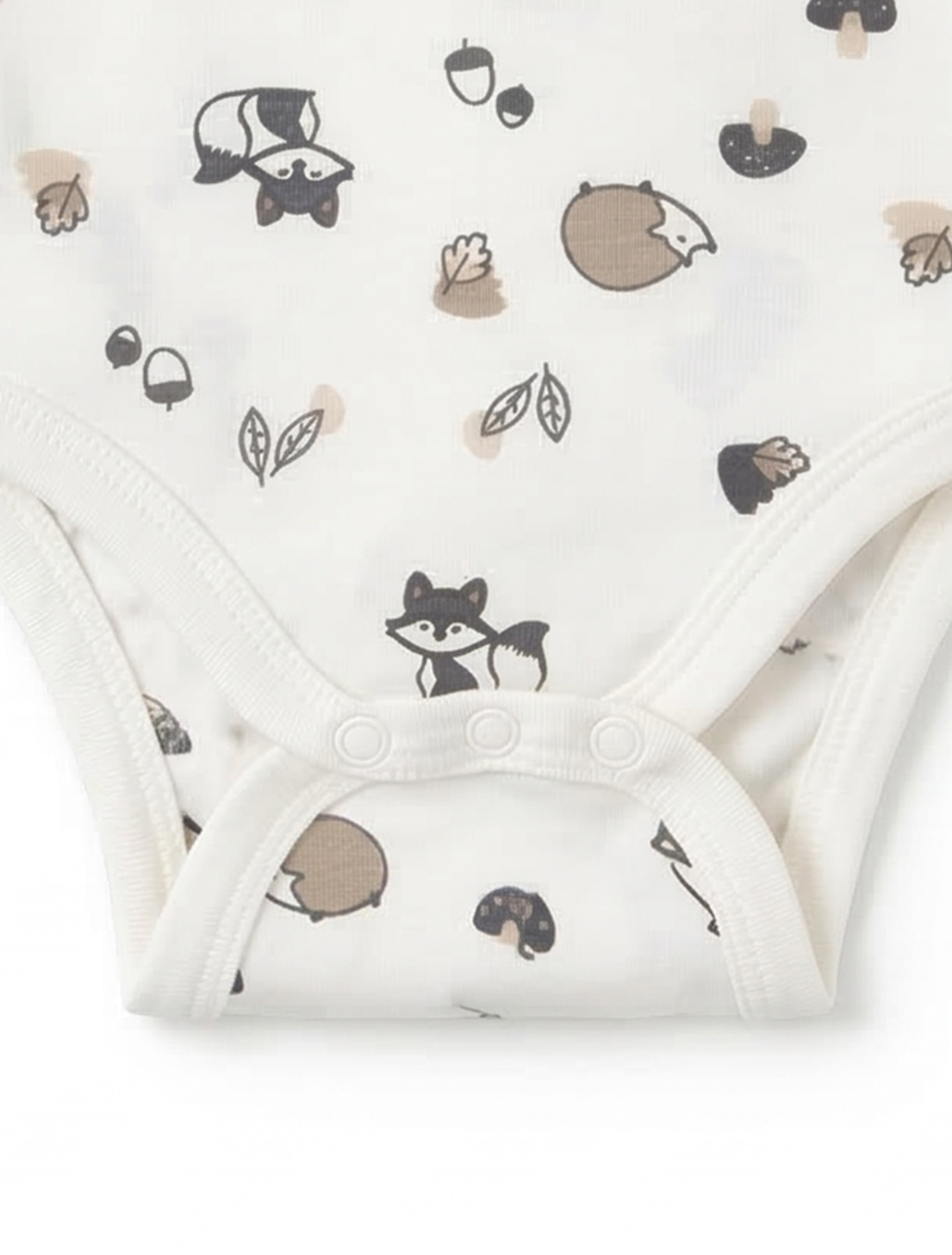 WHITE PRINTED ONESIE
