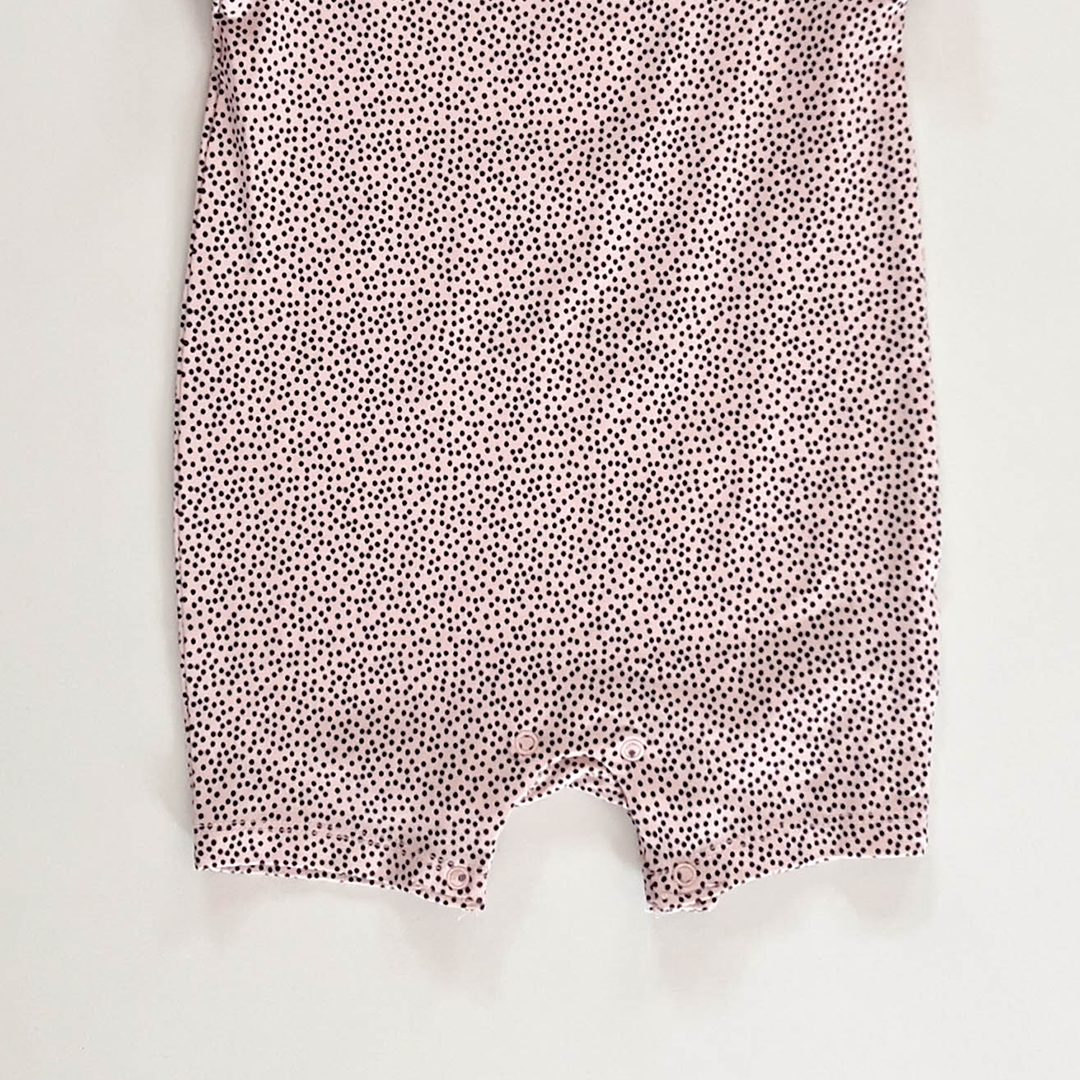 BLACK DOTTED JUMPSUIT