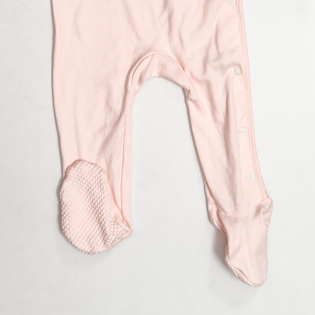 PEACH PEPPA PIG PRINTED SLEEPSUIT