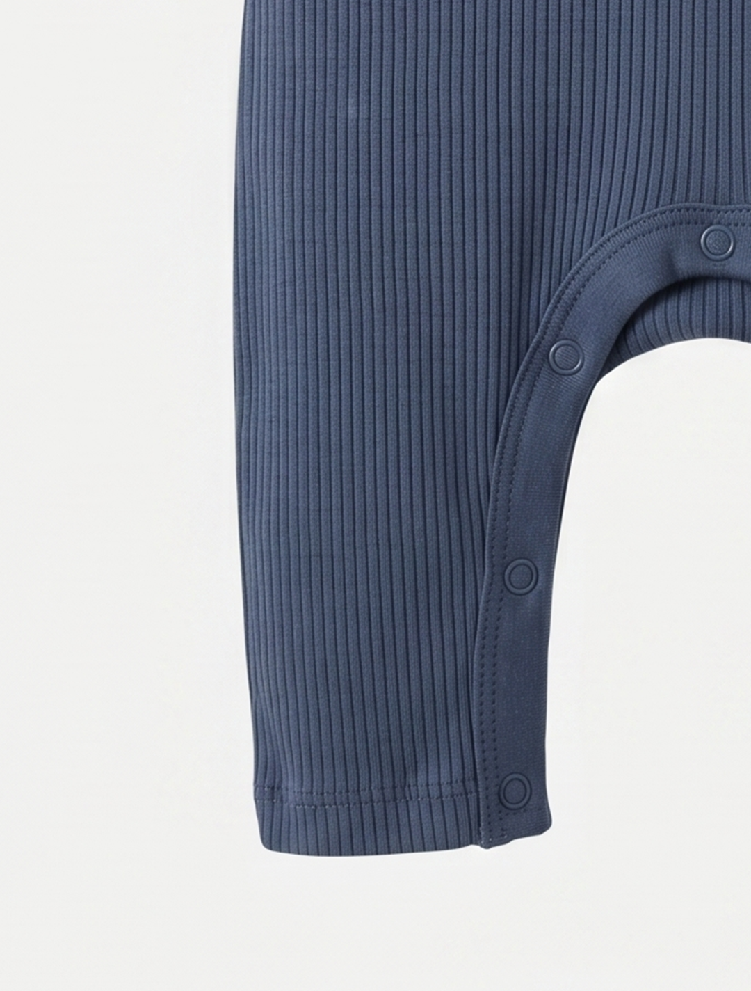 NAVY BLUE RIBBED ROMPER