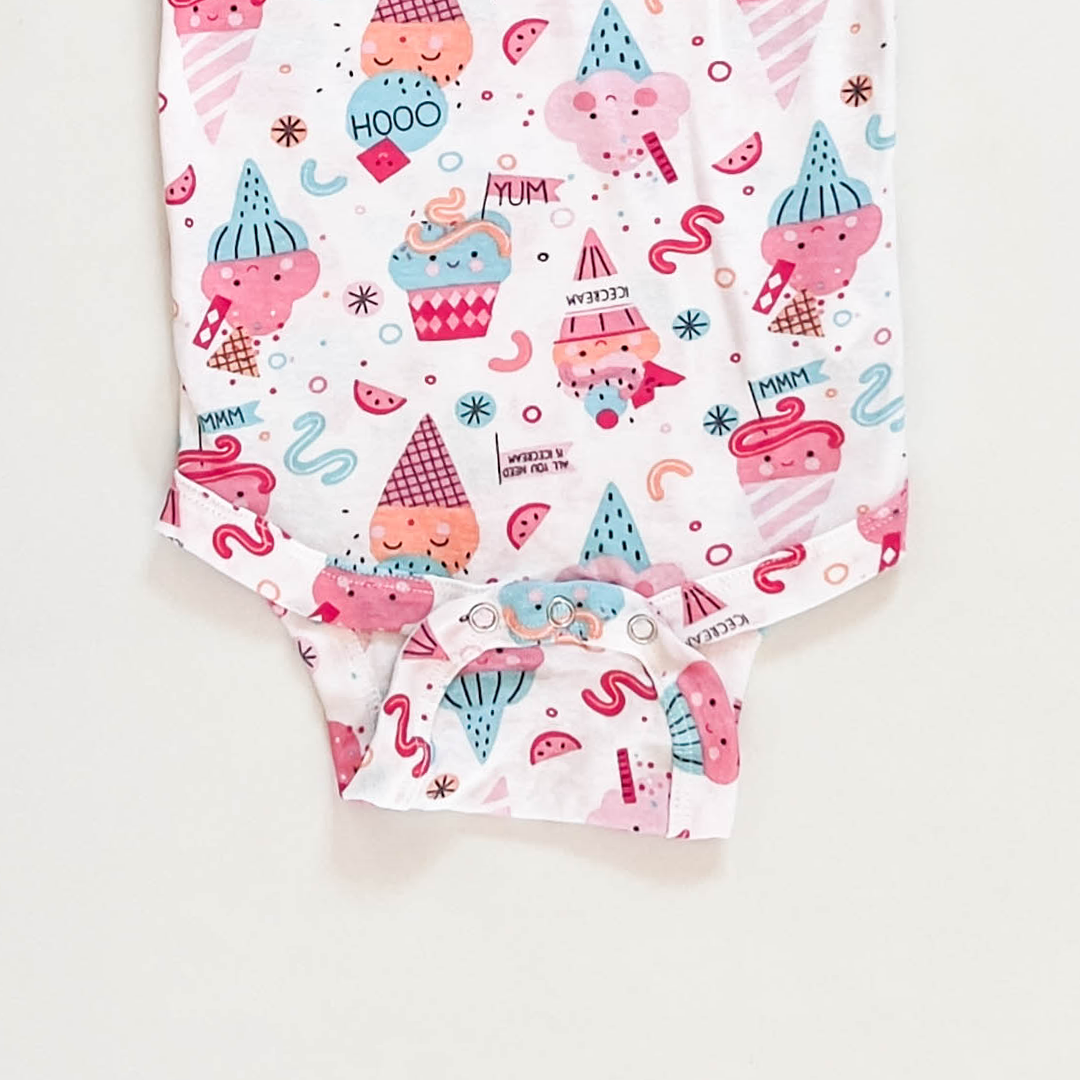 ICECREAM PRINTED ONESIE