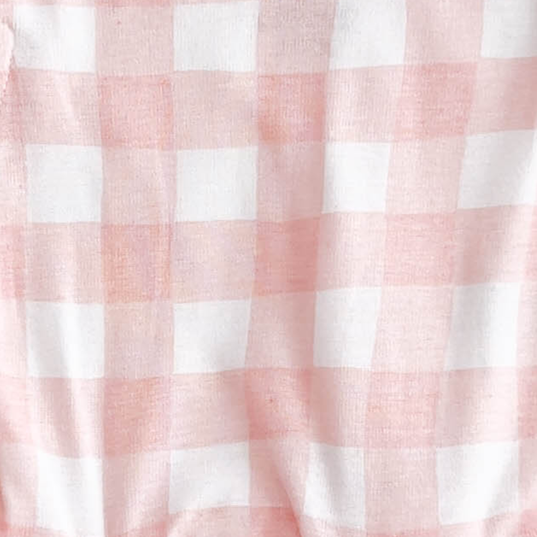 BABY PINK CHECK SUNSUIT