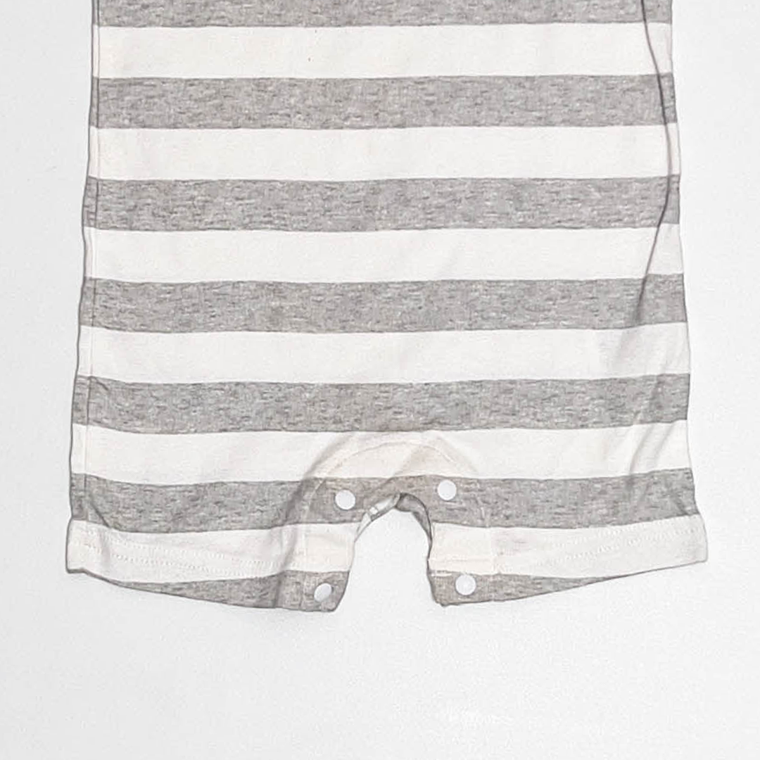 GREY STRIPED JUMPSUIT