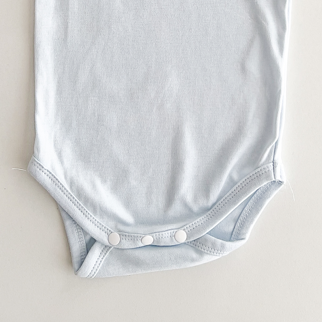LIGHT BLUE PLAIN ONESIE