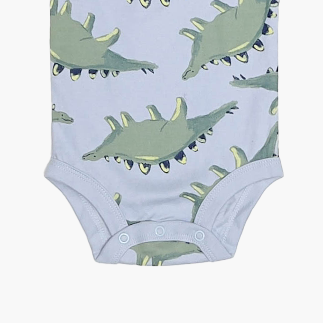 GREY BLUE DINO ONESIE