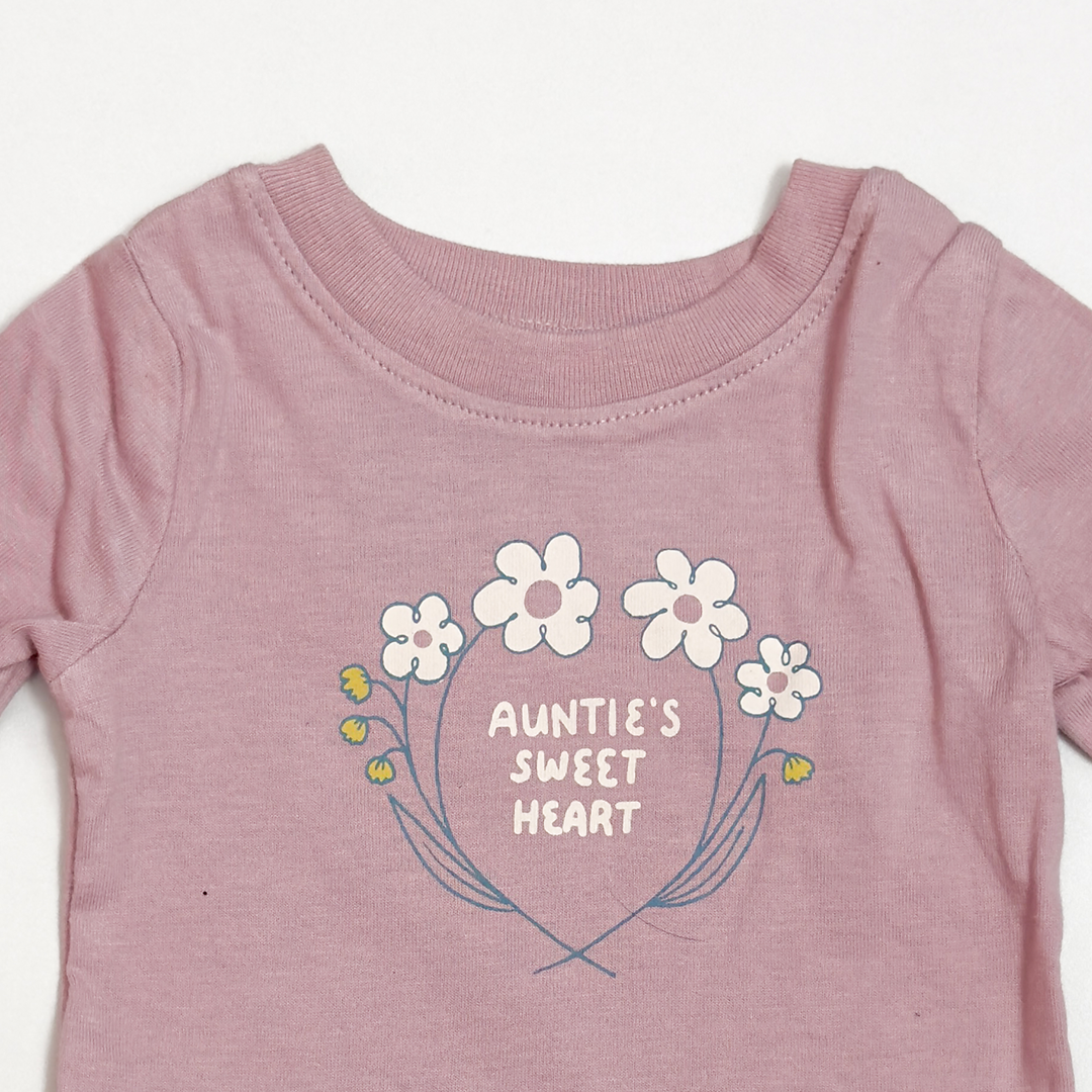 LAVENDER PRINTED ONESIE