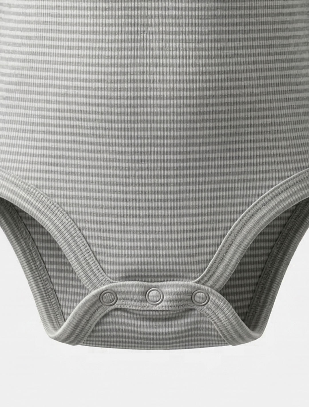 GREY STRIPED ONESIE