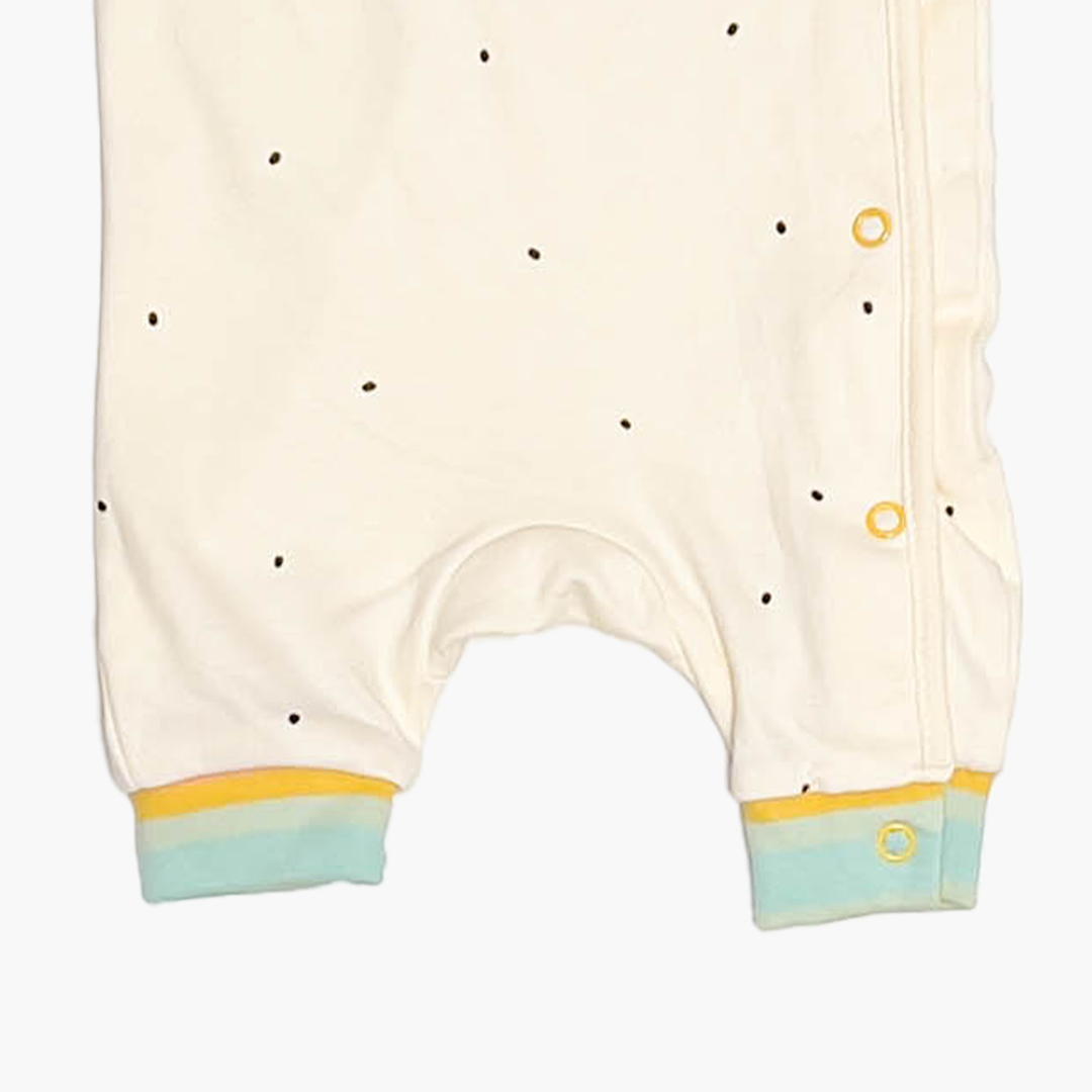 OFF WHITE RAINBOW PRINT ROMPER