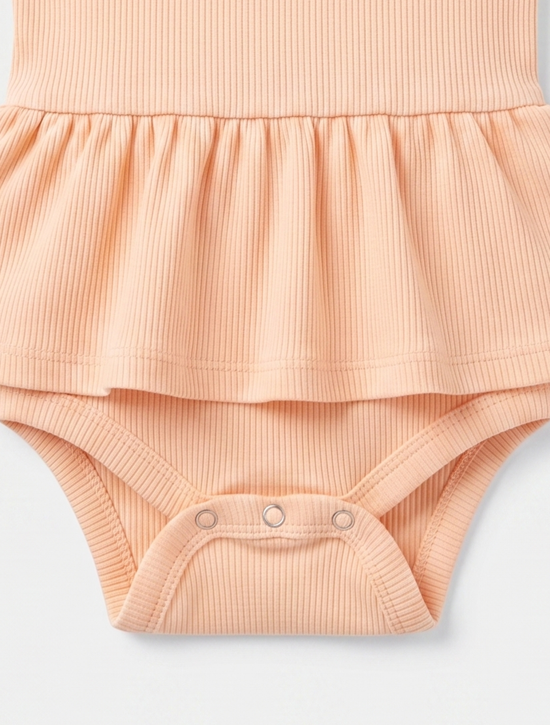 CREAMY PEACH POINTELLE SUNSUIT