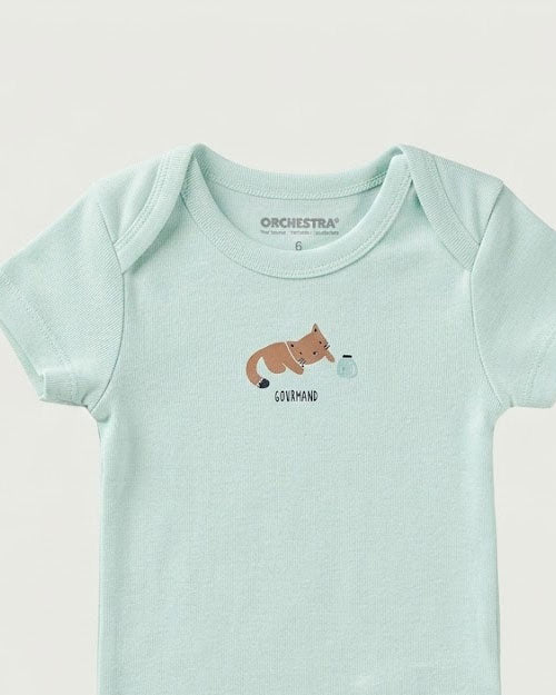 Sky blue kitty onesie