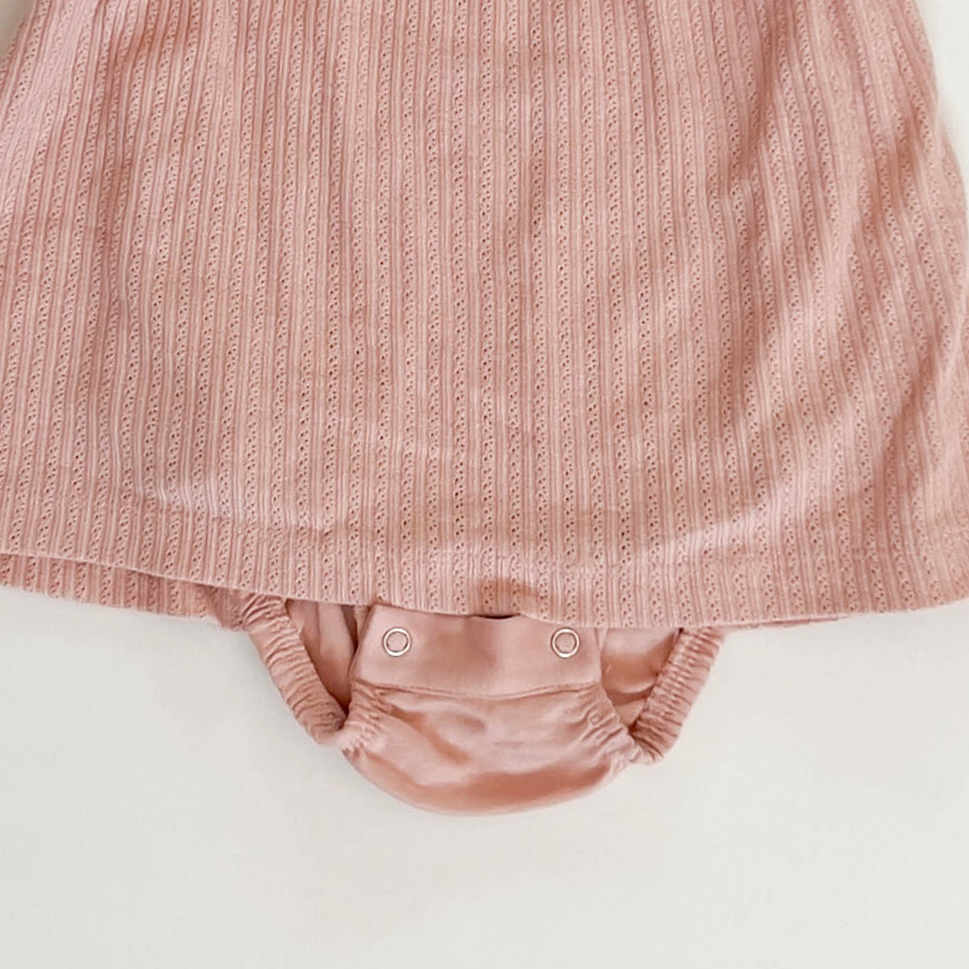 LITTLE PLANET ORGANIC CARTERS BABY POINTELLE BODYSUIT DRESS