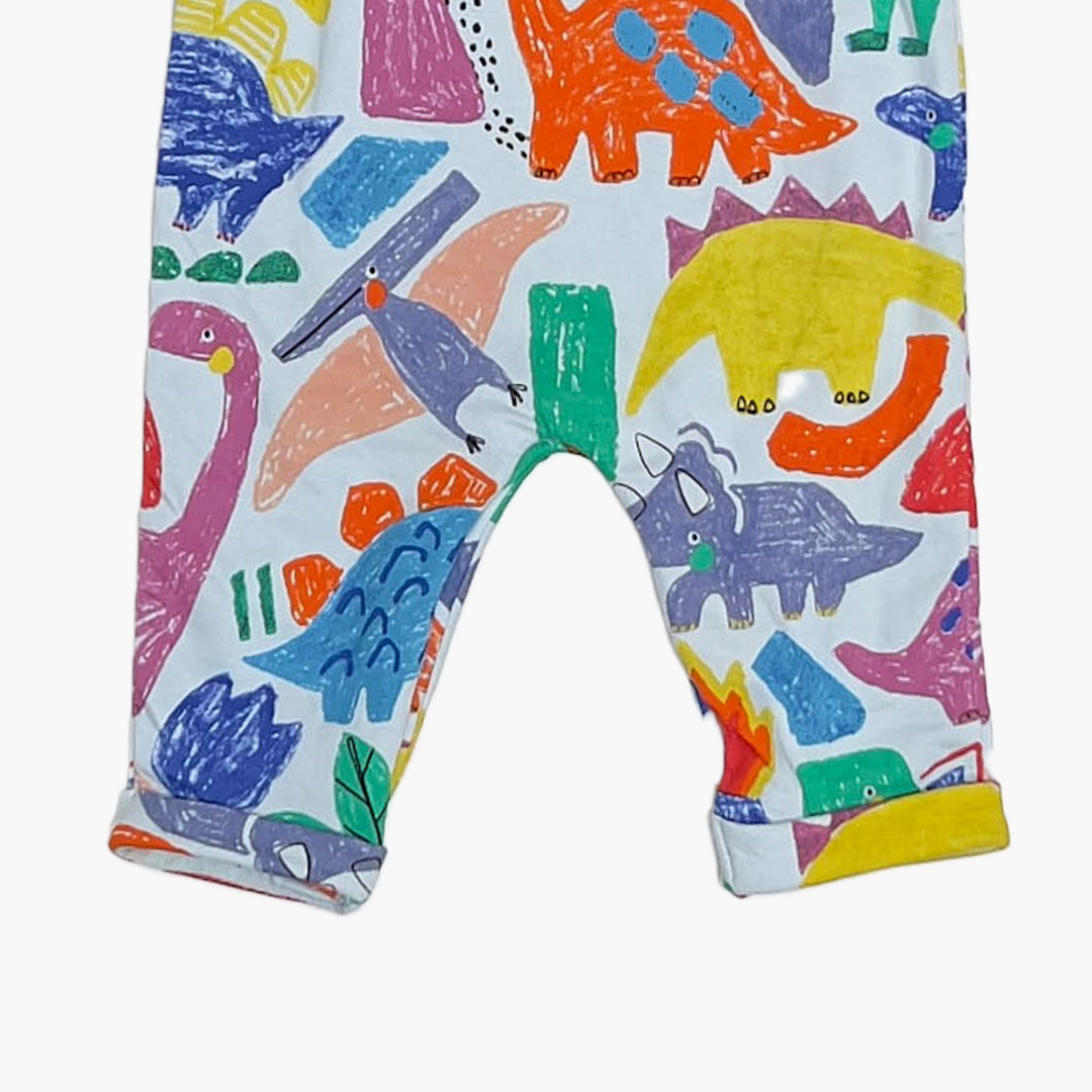 MULTICOLOUR ANIMAL PRINTED ROMPER