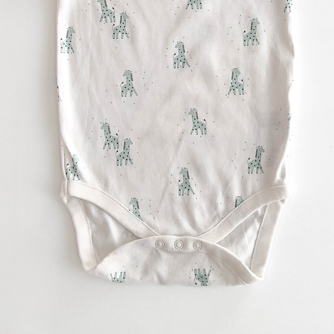 NEXT BABY GIRAFFE PRINT ONESIE