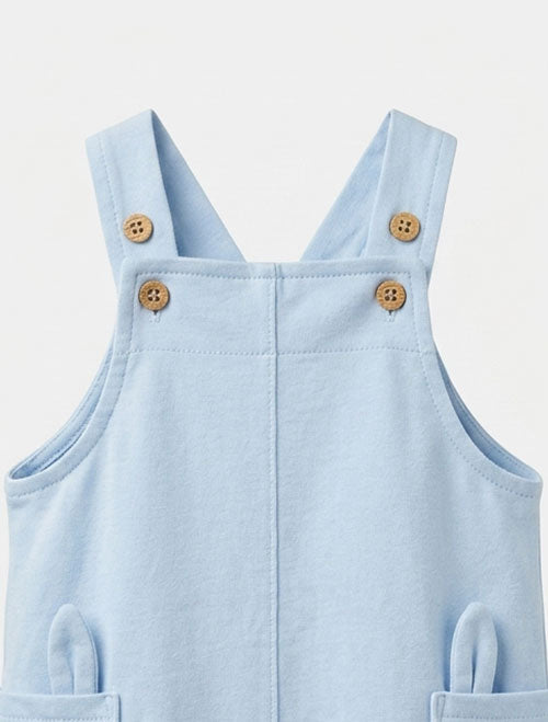 Blue bunny boys half dungaree