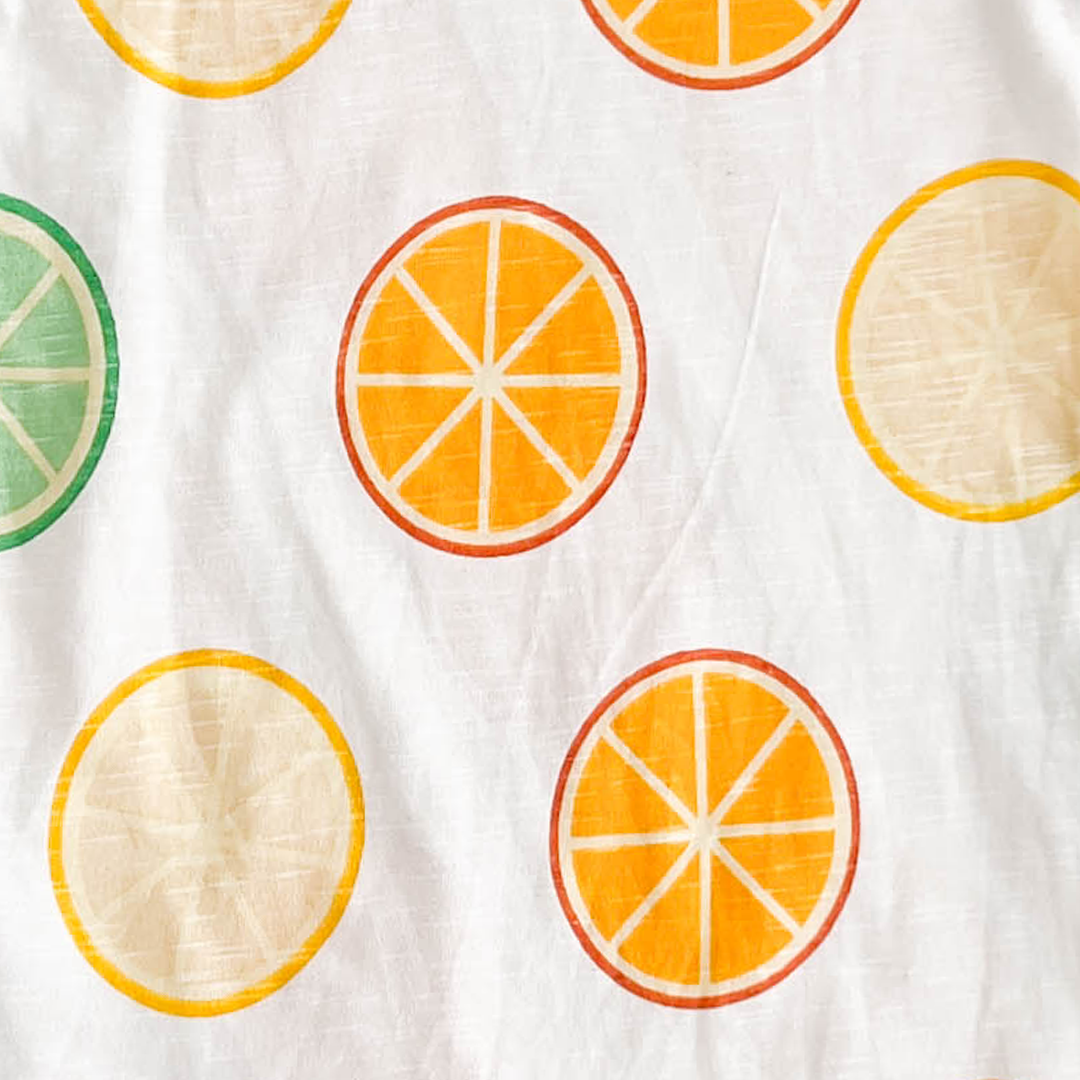 CITRUS PATTERNED JUMPSUIT