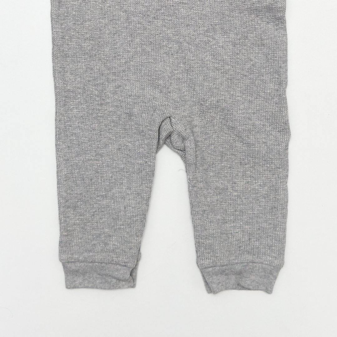 GREY KNITTED ROMPER