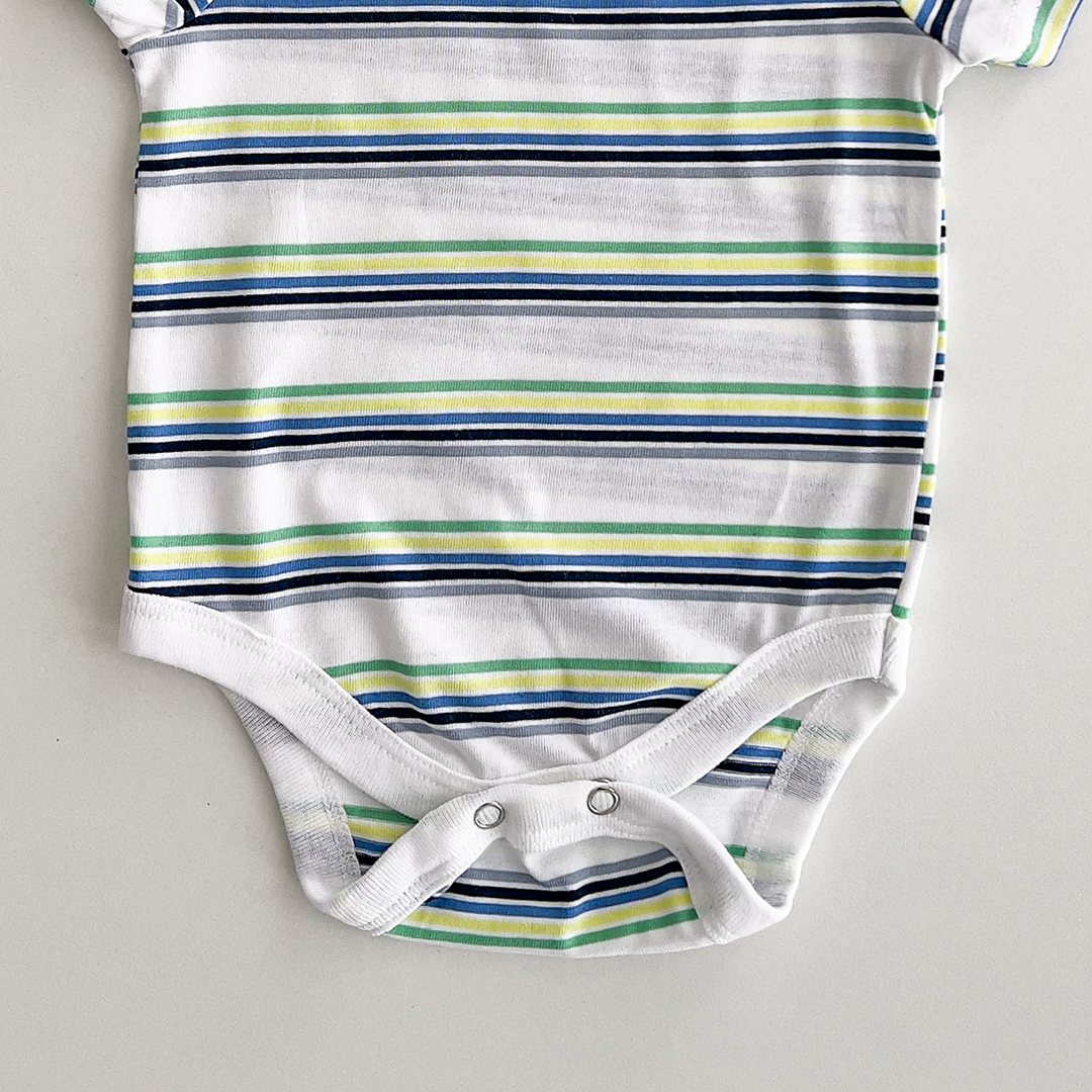 MULTICOLOUR STRPIPED ONESIE