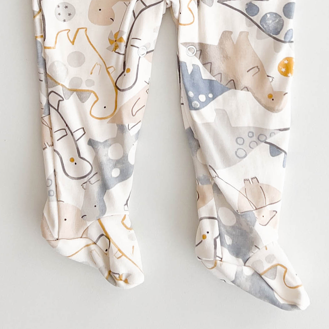 OFF WHITE PRINTED SLEEPSUIT