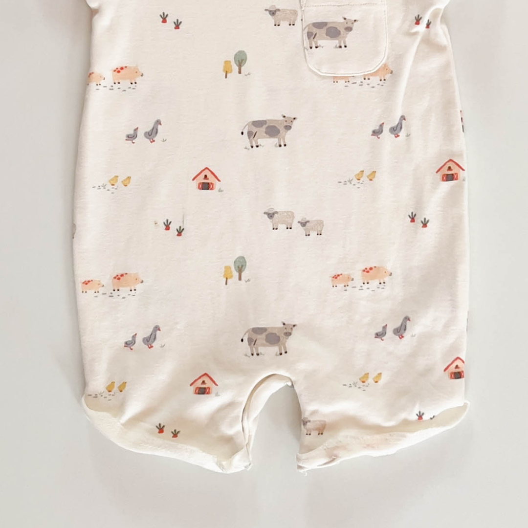 OFF WHITE PRINTED JUMPSUIT