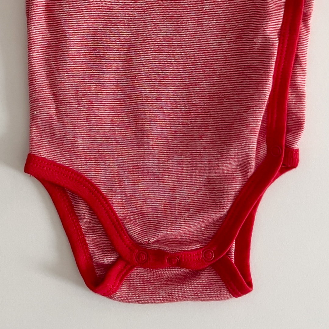 Red wrap onesie