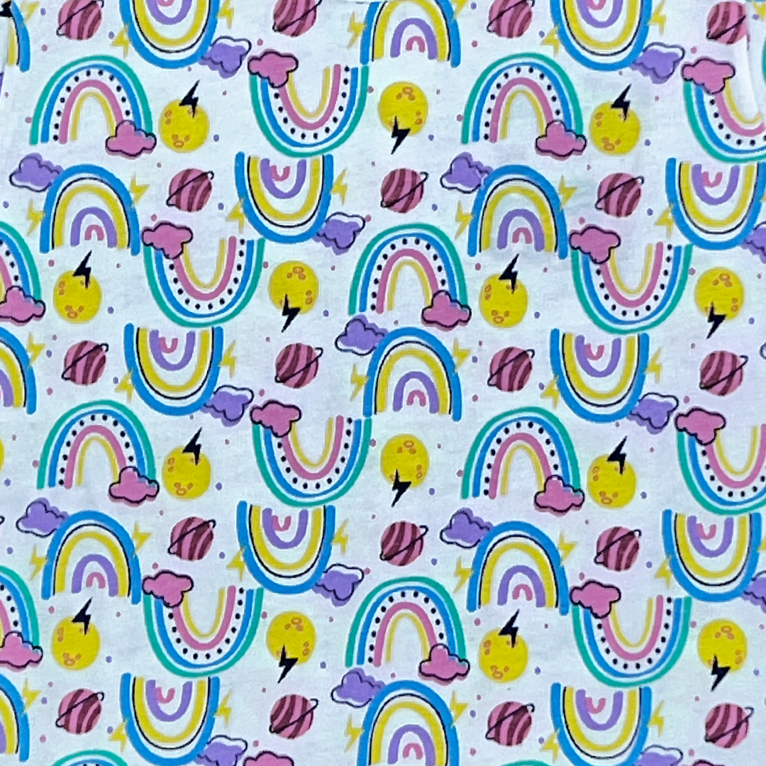 Rainbow print co ord set