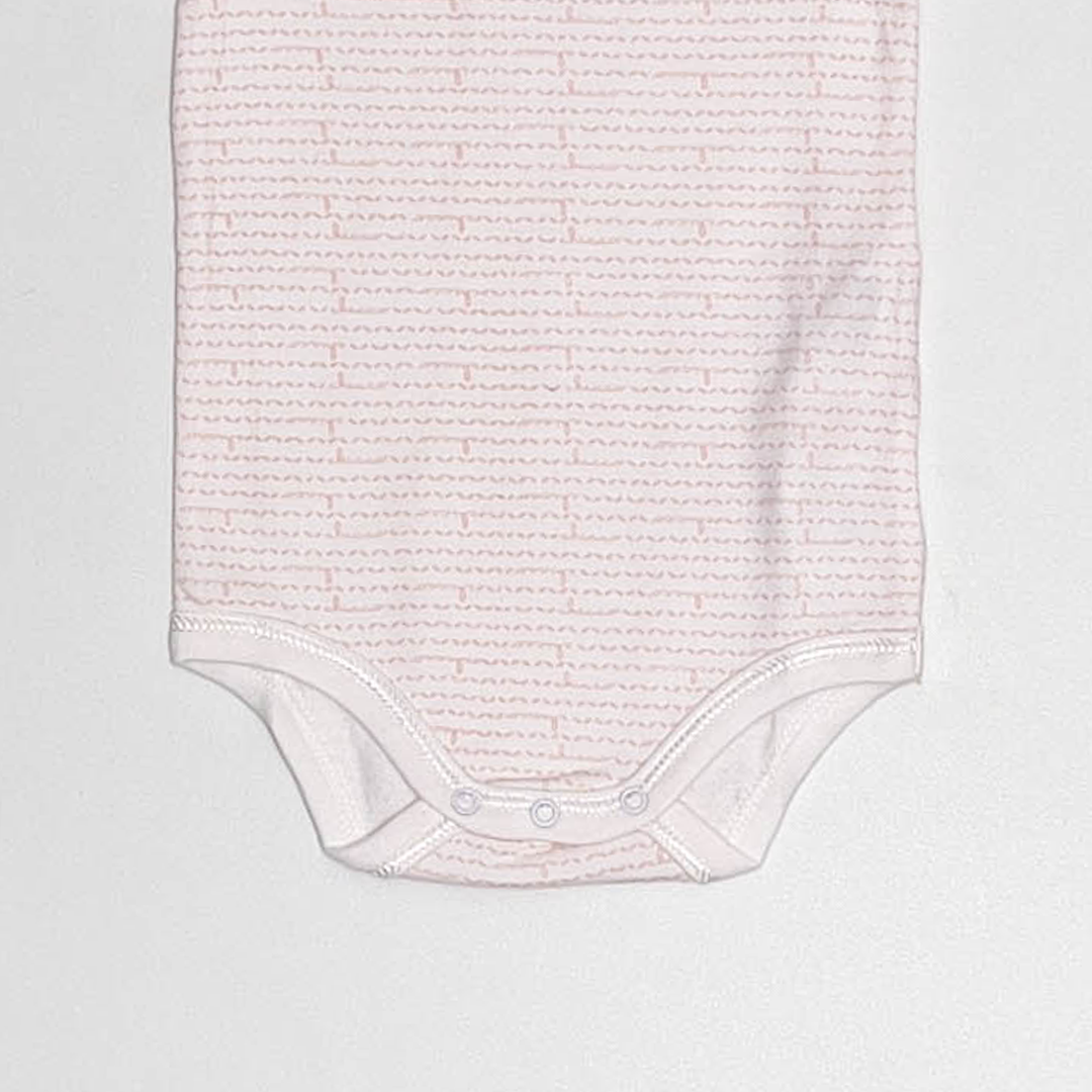 PINK PATTERNED ONESIE