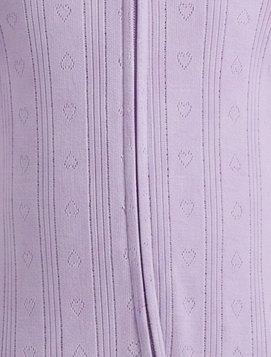 Lavender ponitelle ruffle sleepsuit