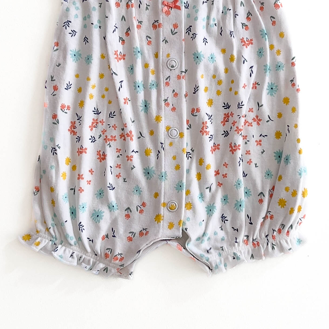 WHITE FLORAL PRINT JUMPSUIT