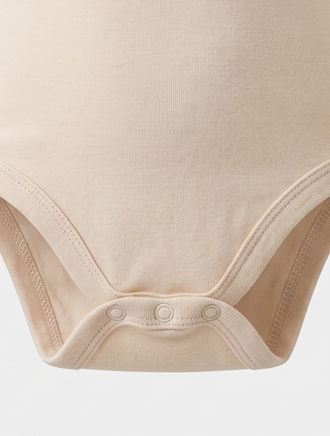 BEIGE PLAIN FULLSLEEVE ONESIE