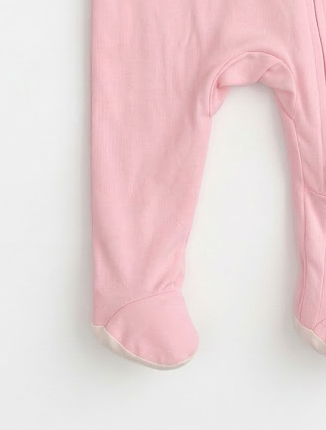 PINK PEACH ZIPPER SLEEPSUIT