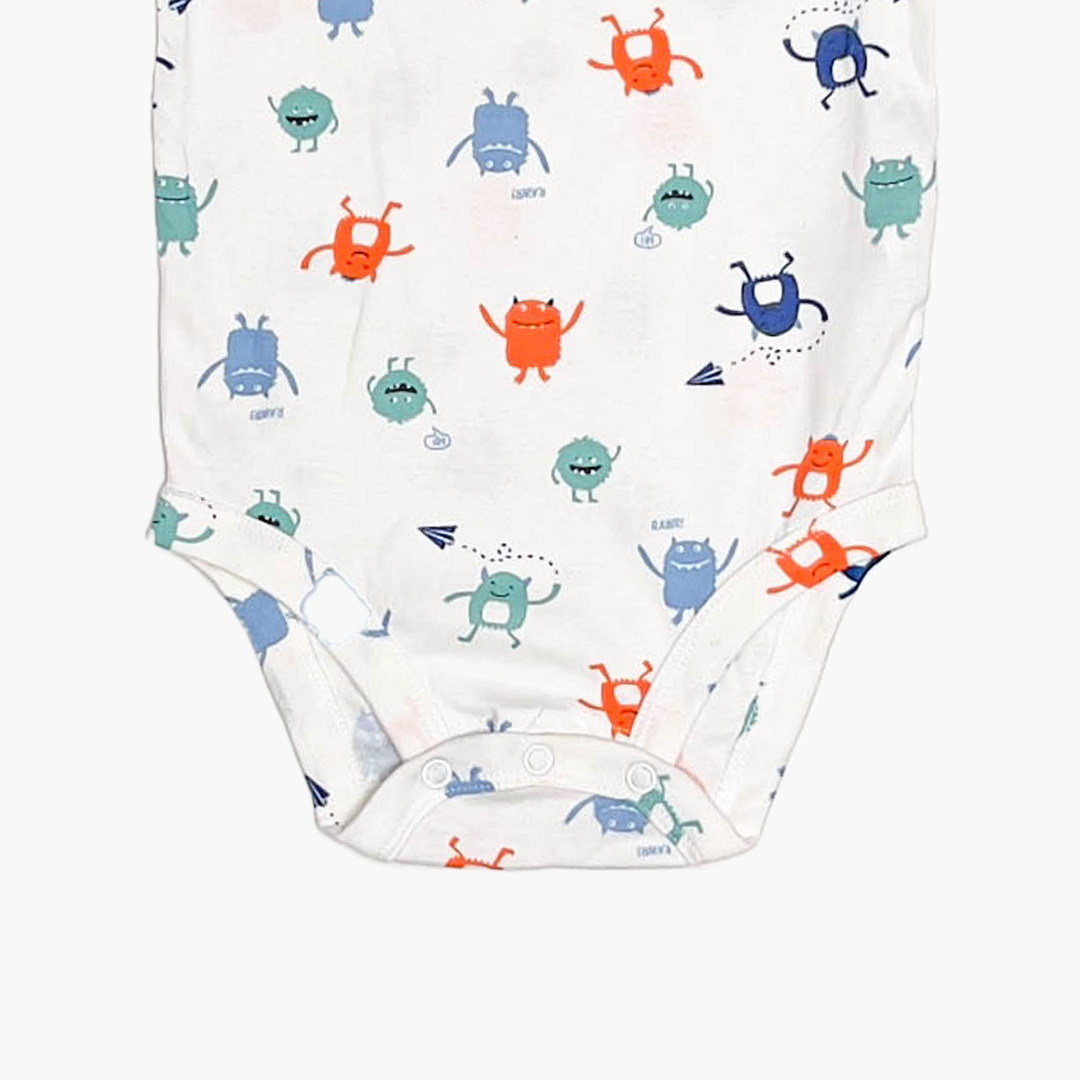 MULTICOLOUR PRINTED ONESIE