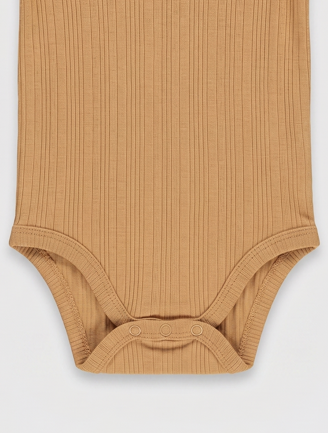 YELLOW RIBBED ONESIE