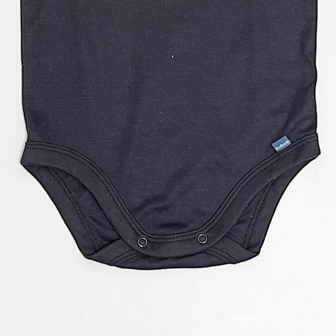BLACK  PRINTED ONESIE