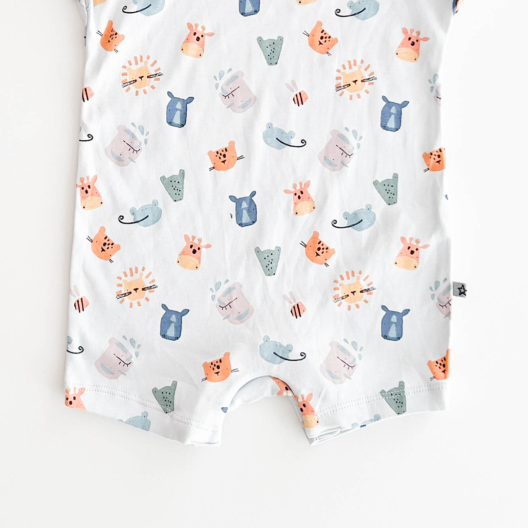 LIGHT BLUE PRINTED JUMPSUIT