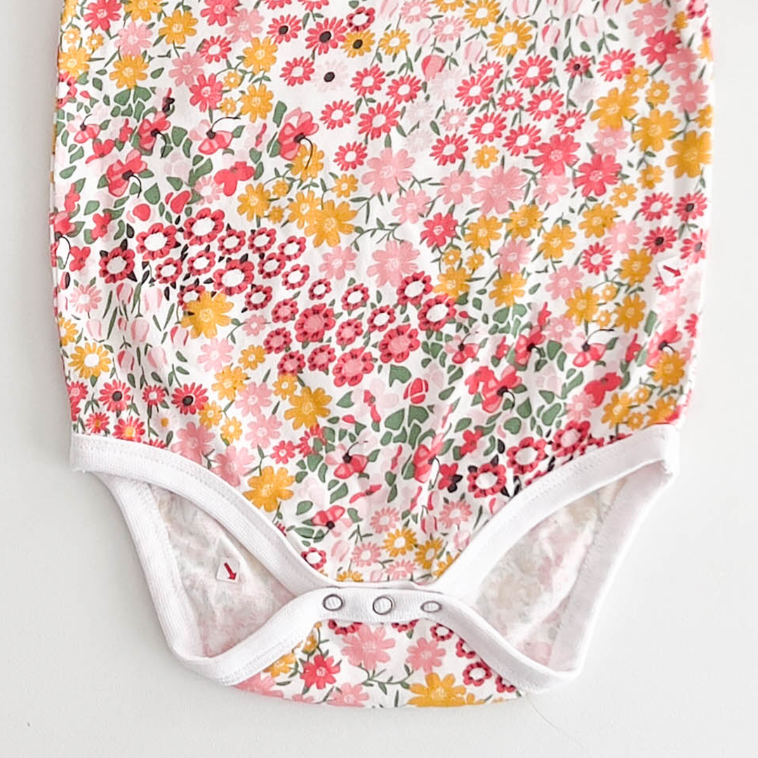 FLORAL PRINTED FULLSLEEVE ONESIE