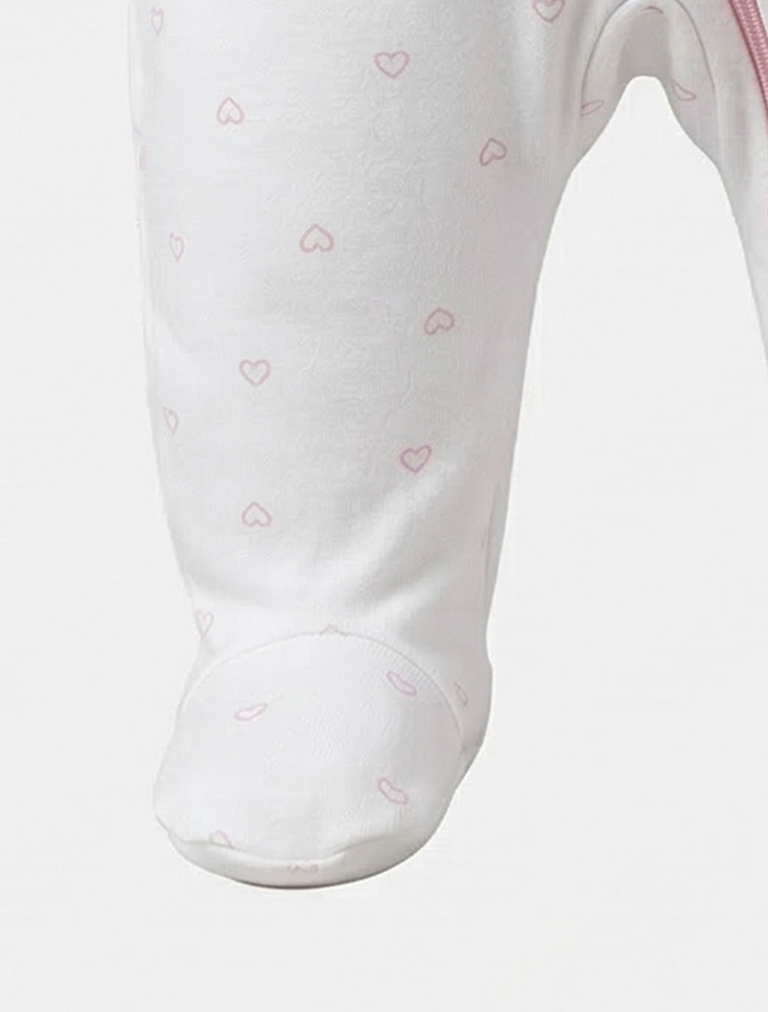 PINK LOVE ZIPPER SLEEPSUIT