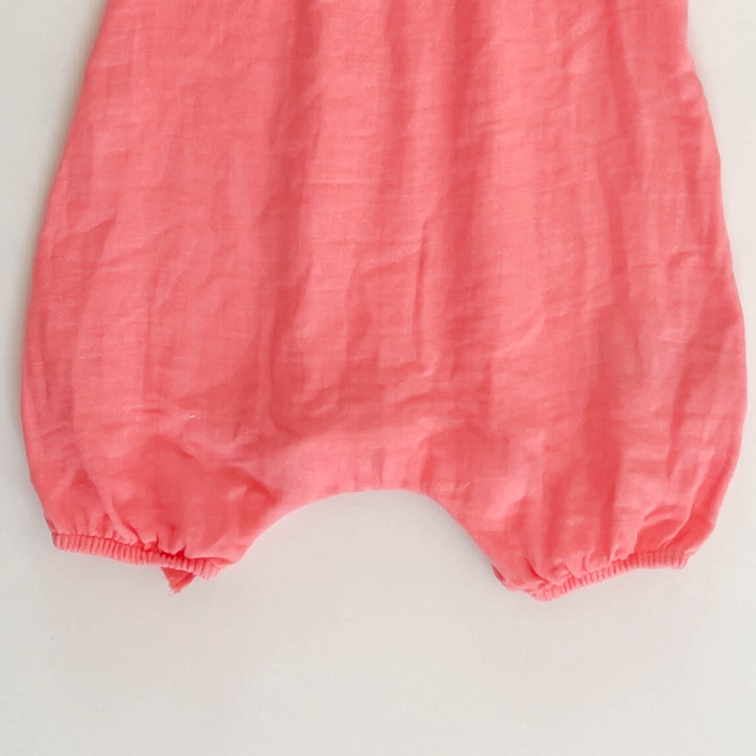 PUNCH PINK MUSLIN JUMPSUIT