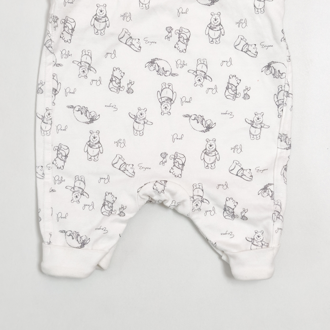 WHITE PHOO PRINTED DUNGAREE