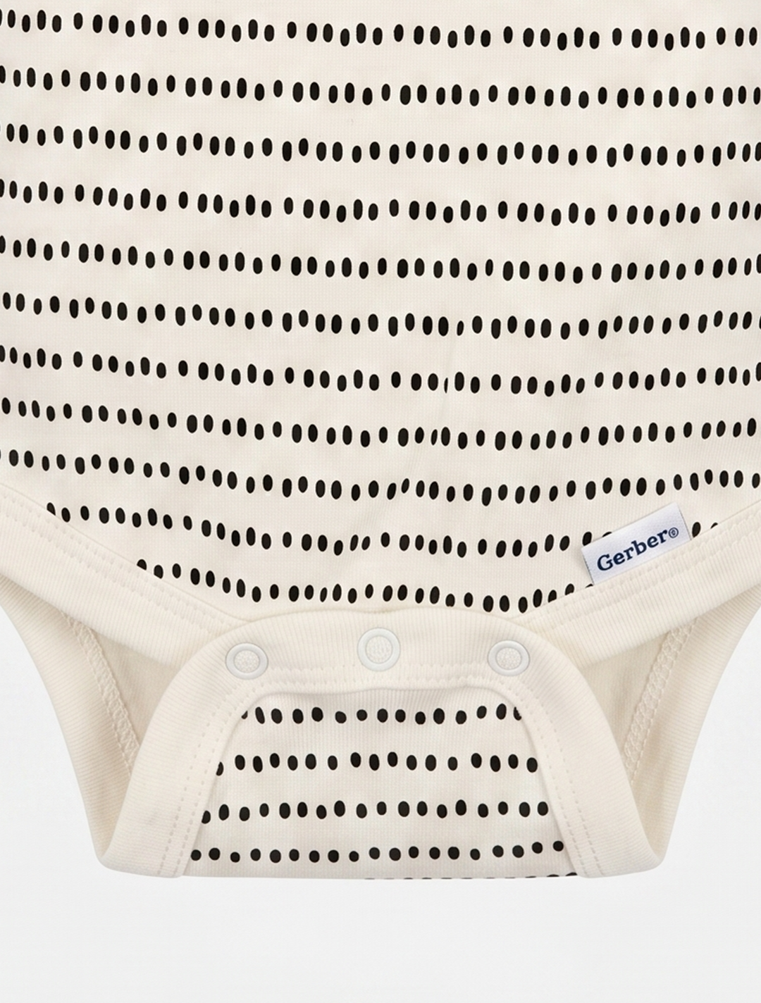 OFF WHITE BLACK PATTERN ONESIE