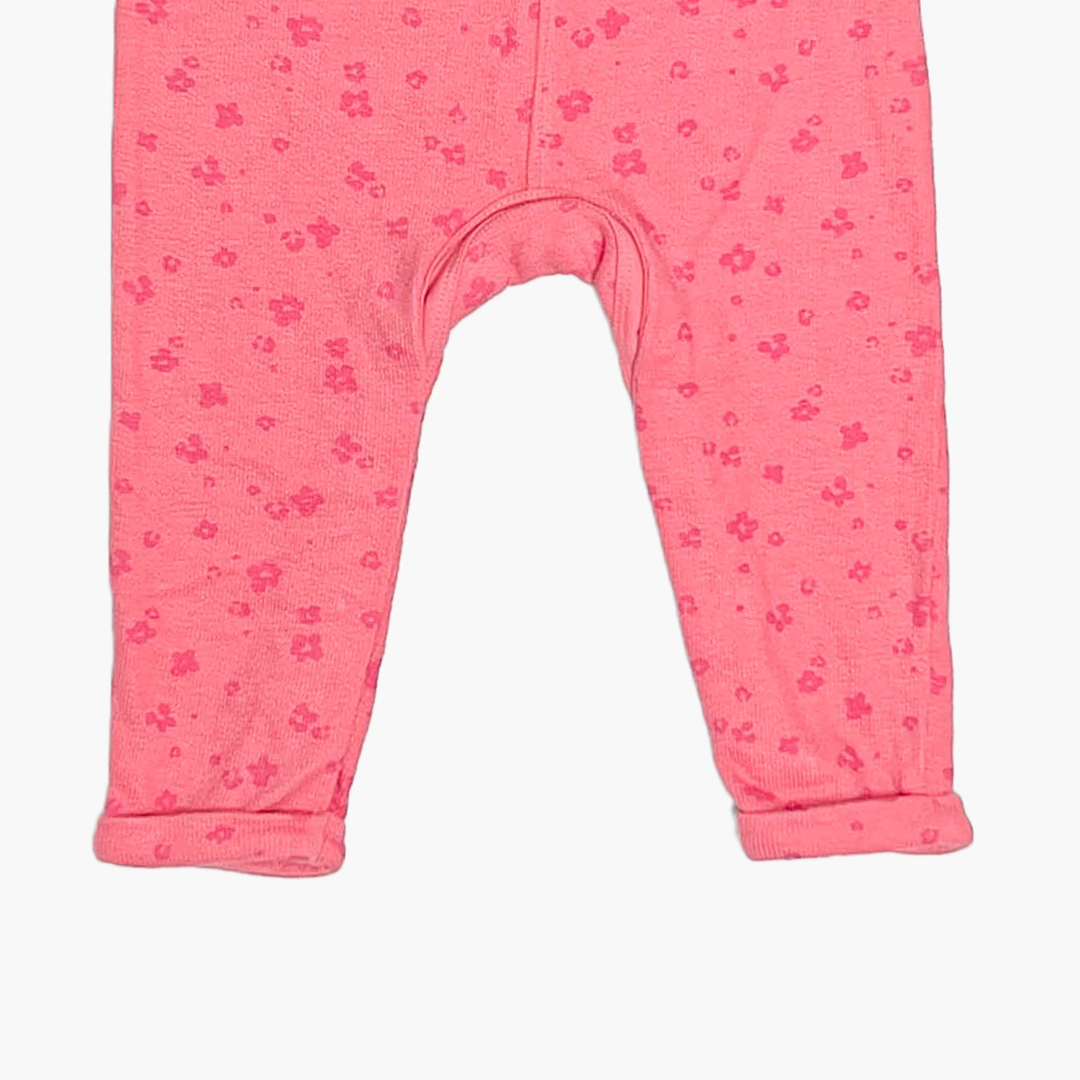 PINK PATTERNED DUNGAREE