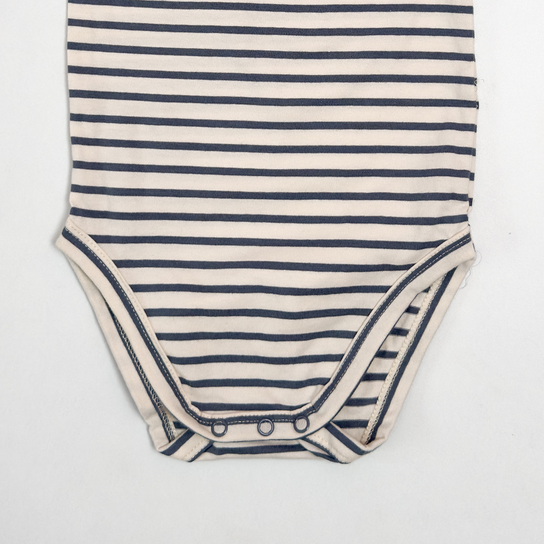 OFF WHITE STRIPED ONESIE