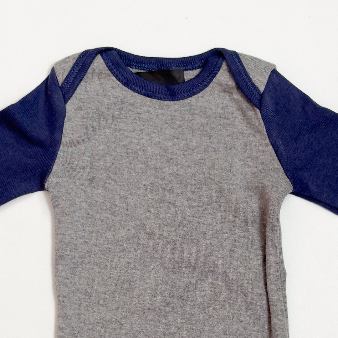 GREY BLUE ONESIE