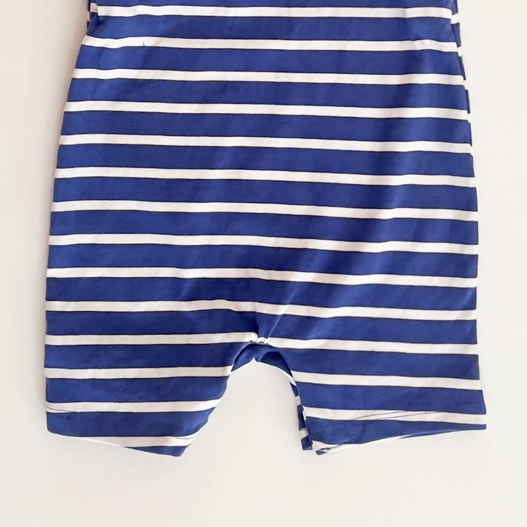 BLUE STRIPED DUNGAREE