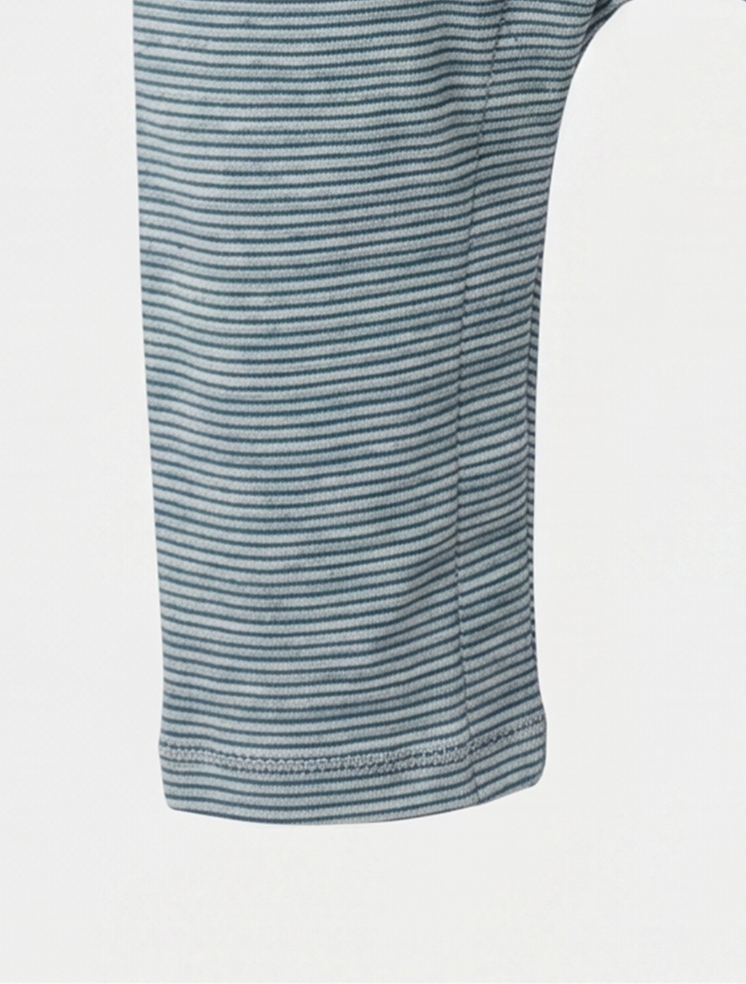 AQUA BLUE STRIPED DUNGAREE