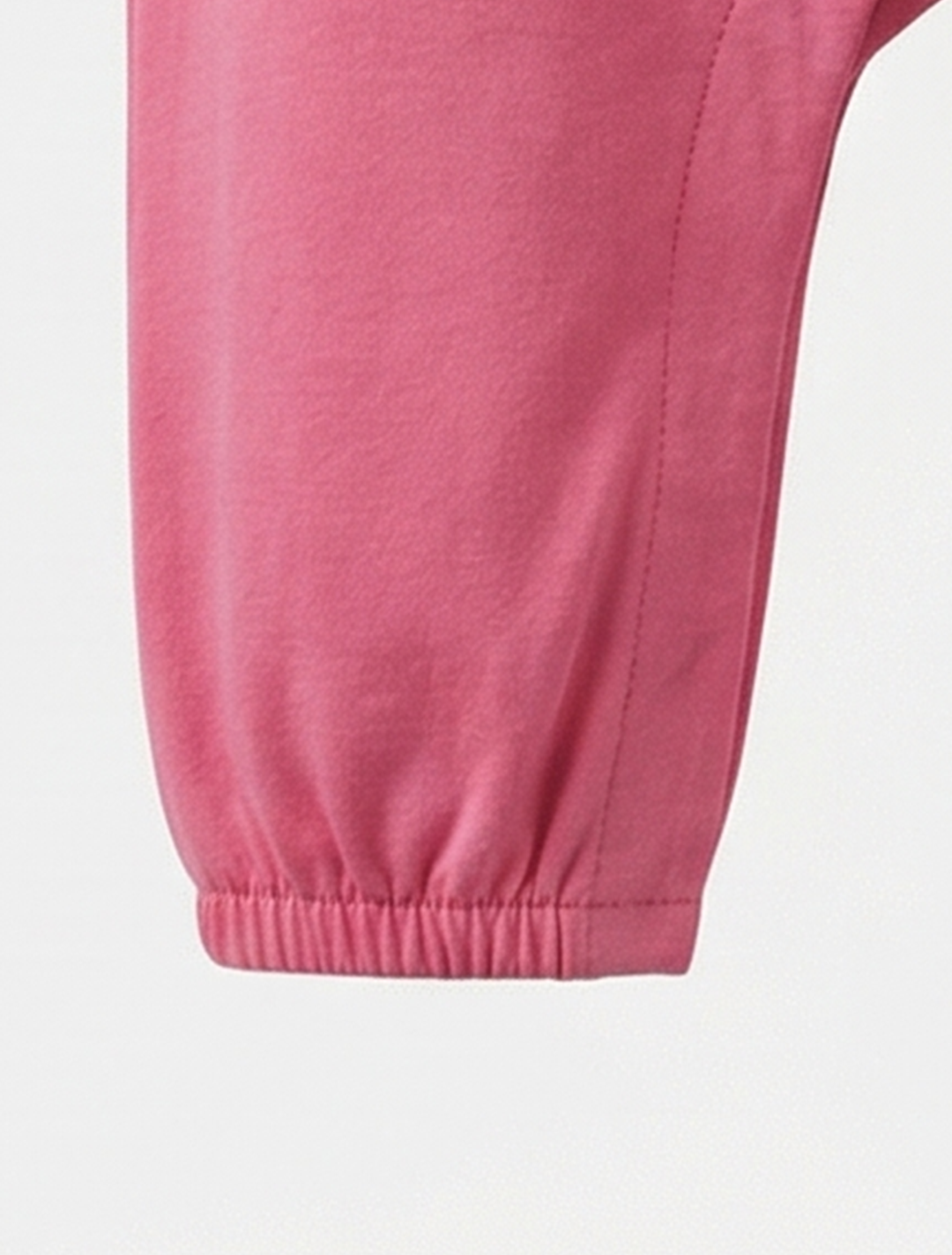 pink plain romper